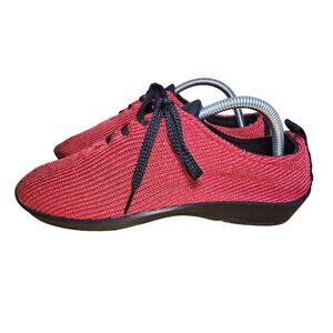 Arcopedico Knit Red Black Healthy Footwear Eu 41 Womens 9.5-10 Mens 8 Portugal